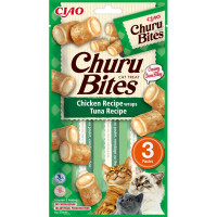 INABA (Инаба) Cat Churu Bites With Chicken&Tuna - Лакомство для кошек подушечки с курицей и тунцем 30 г