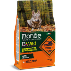 Monge (Монж) Bwіld Dog All Breed Grain Free Anatra - Сухий корм для собак усіх порід беззерновий з качкою 2.5 кг
