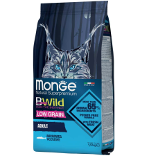 Monge (Монж) Cat Bwild Low Grain Anchovies - Сухий корм для дорослих котів з анчоусами 1.5 кг