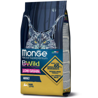 Monge (Монж) Cat Bwild Low Grain Hare - Сухий корм для дорослих котів із зайцем 10 кг