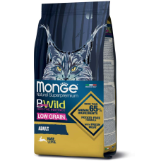 Monge (Монж) Cat Bwild Low Grain Hare - Сухий корм для дорослих котів із зайцем 10 кг