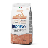 Monge (Монж) Dog Monoprotein All Breeds Salmon&Rice Сухой корм для собак всех пород с лососем и рисом 2.5 кг