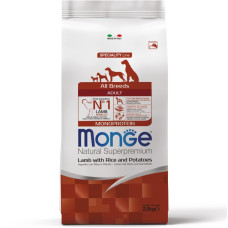 Monge (Монж) Dog Lamb, Rice & Potatoes Monoprotein Adult All Breeds - Сухий монопротеїновий корм для дорослих собак усіх порід з м’ясом ягняти, рисом та картоплею 2.5 кг