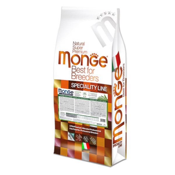 Monge (Монж) Dog Rabbit, Rice & Potatoes Monoprotein Adult All Breeds - Сухой монопротеиновый корм для взрослых собак всех пород с мясом кролика, рисом и картошкой 15 кг