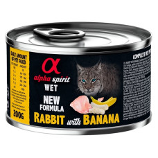 Alpha Spirit (Альфа Спіріт) Rabbit With Banana - Вологий корм для котів з кроликом та бананом 200 г