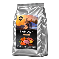 Landor (Ландор) Cat Turkey & Potato Hypoallergenic Hairball Adult - Сухой беззерновой гипоаллергенный корм для взрослых котов для выведения комков шерсти с мясом индейки и картошкой 10 кг