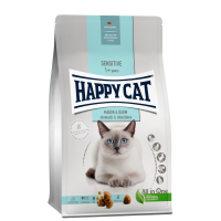Happy Cat (Хепи Кет) Duck & Rice Sensitive Adult - Сухой корм для взрослых котов с чувствительным пищеварением с мясом утки и рисом 4 кг