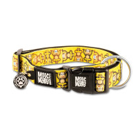 Max & Molly (Макс Молли) Smart ID Collar Monkey Maniac M - Ошейник для собак с принтом обезьянки