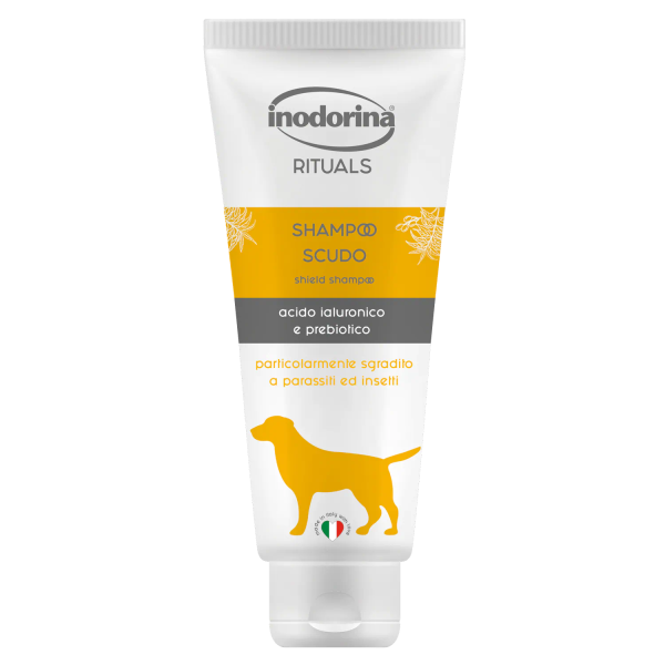 Inodorina (Инодорина) Shampoo Rituals Dog Con Olio De Neem - Шампунь для собак с маслом дерева Им для защиты от насекомых и паразитов и УФ-фильтром 250 мл