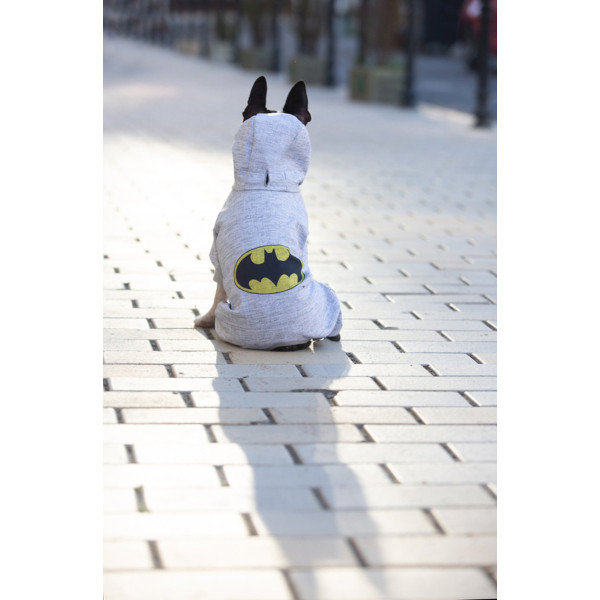 WauDog (ВауДог) Clothes "Бэтмен лого" - Комбинезон для собак (B 54-60 см, С 34-40 см) M35