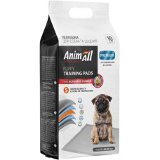 AnimAll (Енімал) Puppy Training Pads - Пелюшки для собак і цуценят, з активованим вугіллям (60Х90 см) 10 шт.