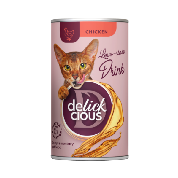 Delickcious (Деликшиз) Cat Drink With Chicken - Напиток для кошек с курицей 140 г