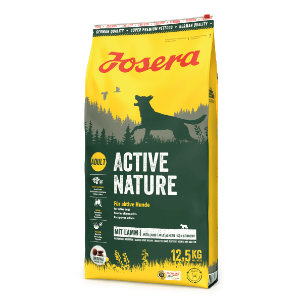 Josera (Йозера) Active Nature - Сухий корм для активних собак з птицею та ягням 12.5 кг