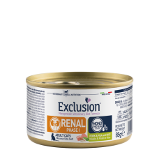 Exclusion (Ексклюжн) Vet Diet Cat Renal (Fase 1) - Вологий корм зі свининою для котів з нирковою недостатністю 85 г