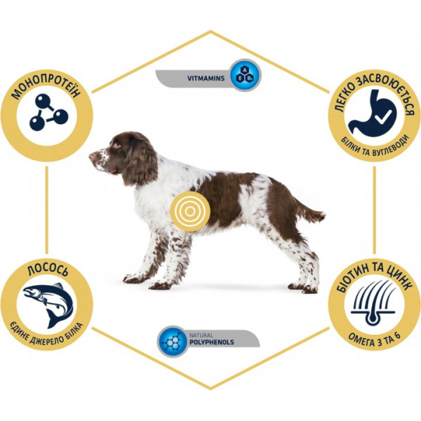 Advance Dog Adult Medium & Maxi Sensitive Salmon & Rice - Сухий корм для дорослих собак середніх і великих порід з чутливим травленням з лососем і рисом 3 кг