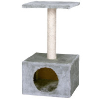 Flamingo (Фламинго) Scratching tree Sassiere Ecru & Grey - Домик когтеточка для котов 30х30х54.5 см, серый