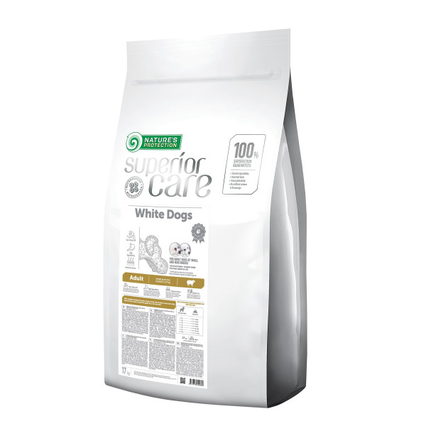 Nature\'s Protection (Натур Протекшн) Superior Care White Dogs Adult Small & Mini Breeds - Сухой корм для взрослых собак с белой шерстью маленьких и миниатюрных пород 17 кг
