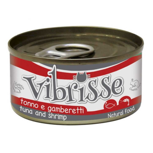Vibrisse (Вибрис) Tuna&Shrimp - Влажный корм для кошек с тенцем и креветками 140 г