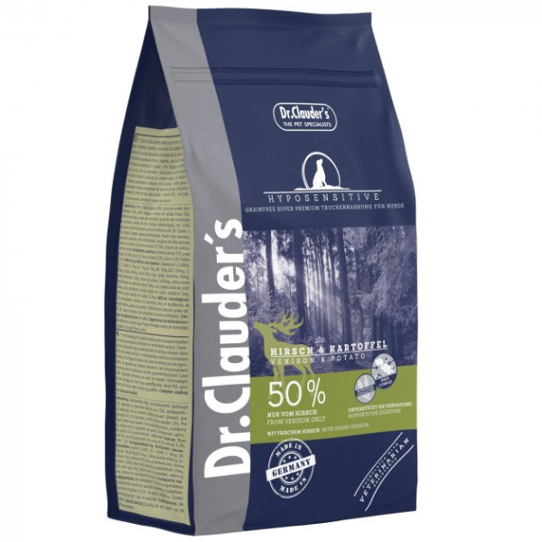 Dr.Clauder`s (Клаудер) Hyposensitive Venison & Potato - Сухий корм для собак з вибагливим смаком та алергіків з олениною та картоплею 0.35 кг