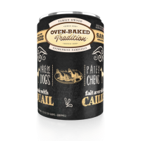 Oven-Baked (Овен-Бэйкд) Tradition Dog Grain Free Pate Fresh Quail Meat - Беззерновой паштет для собак всех пород и всех возрастов со свежим мясом перепела 354 г