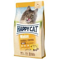 Happy Cat (Хепи Кет) Minkas Poultry Hairball Adult - Сухой корм для взрослых котов для выведения грудок шерсти с мясом птицы 1.5 кг