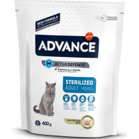Advance Cat Sterilized Turkey - Сухой корм для взрослых стерилизованных кошек с индейкой 0.4 кг