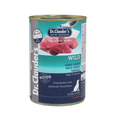 Dr.Clauder’s (Клаудер) Selected Meat Dog Grain Free Wild Game Adult All Breeds - Вологий беззерновий корм для дорослих собак всіх порід з м’ясом дичини 400 г