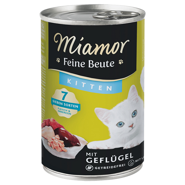 Miamor (Миамор) Kitten Feine Beute with Poultry - Влажный корм для котят беззерновой с домашней птицей 400 г