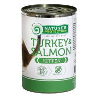 Nature's Protection (Нейчер Протекшн) Kitten Turkey and Salmon - Влажный корм для котят с индейкой и лососем 400 г