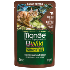 Monge (Монж) Cat Bwild Grain Free Bufalo - Вологий беззерновий корм для котів великих порід 0.085 кг