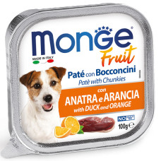 Monge (Монже) Dog Fruit Duck & Orange - Вологий корм для собак з качкою та апельсином 0.1 кг