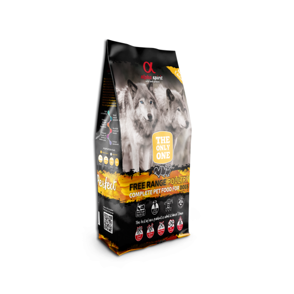 Alpha Spirit (Альфа Спирит) The Only One Poultry - Сухой корм для собак всех пород и всех стадий жизни с курицей 12 кг