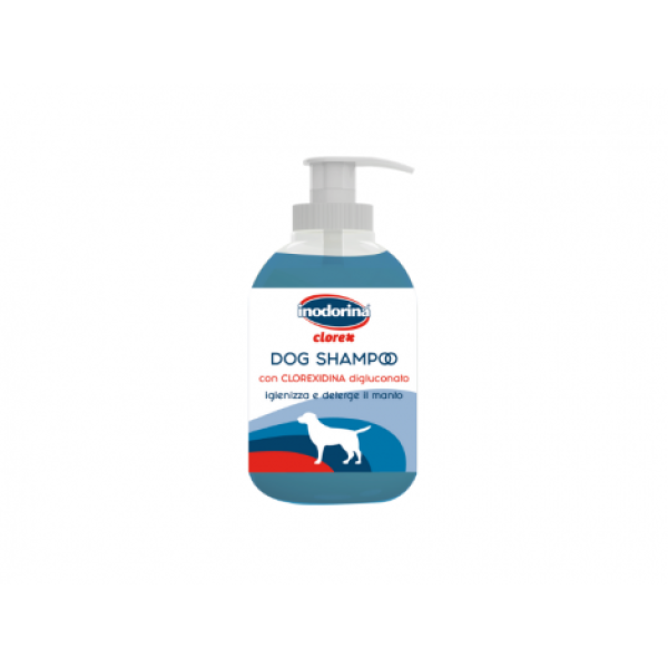 INODORINA SHAMPOO CLOREX DOG CLOREXIDINA шампунь для собак із хлоргексидином 0.30 Л