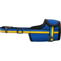 Намордник, "Colors of freedom", пласт. фастекс, розмір №3, О 25-34 см. WAUDOG Nylon