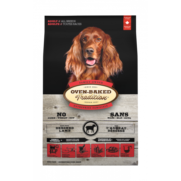 Oven-Baked (Овен-Бэйкд) Tradition Adult All Breed Lamb - Сухой корм для взрослых собак всех пород с мясом ягненка 11.34 кг