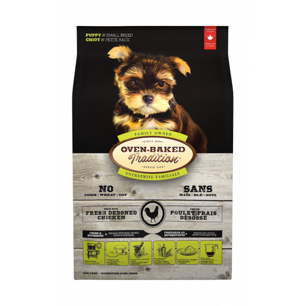 Oven-Baked (Овен-Бэйкд) Tradition Puppy Small Breed Chicken Сухой корм щенков мелких пород с мясом курицы 5.67 кг