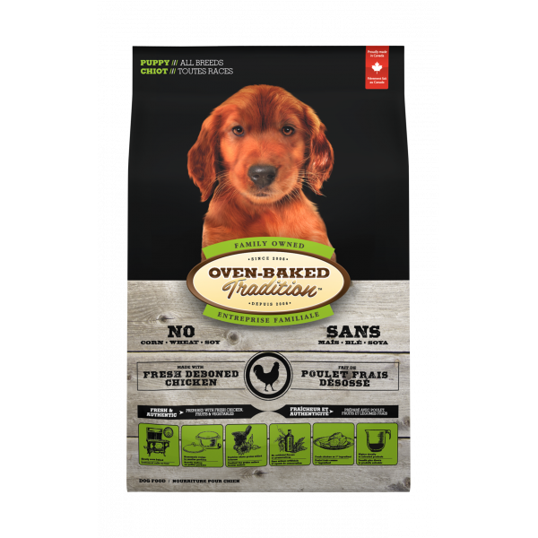 Oven-Baked (Овен-Бейкд) Tradition Puppy All Breed Chicken - Сухий корм для цуценят всіх порід з м’ясом курки 2.27 кг