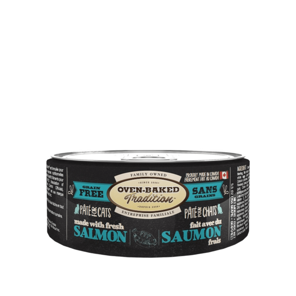 Oven-Baked (Овен-Бэйкд) Tradition Cat Grain Free Pate Fresh Salmon Meat - Беззерновой паштет для котов любого возраста со свежим мясом лосося 156 г
