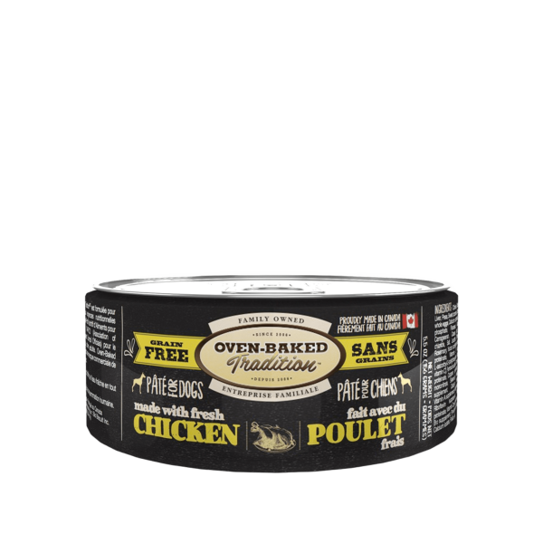 Oven-Baked (Овен-Бэйкд) Tradition Dog Grain Free Pate Fresh Chicken Meat - Беззерновой паштет для собак всех пород и всех возрастов со свежим мясом курицы 156 г