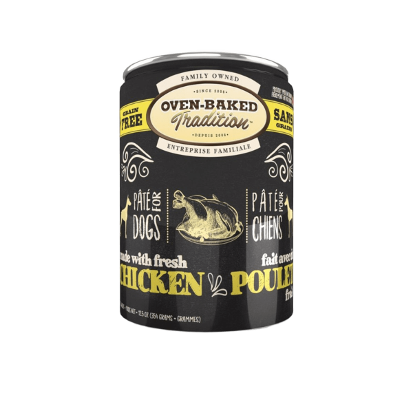 Oven-Baked (Овен-Бэйкд) Tradition Dog Grain Free Pate Fresh Chicken Meat - Беззерновой паштет для собак всех пород и всех возрастов со свежим мясом курицы 354 г