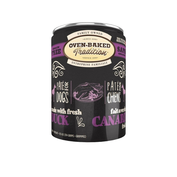 Oven-Baked (Овен-Бэйкд) Tradition Dog Grain Free Pate Fresh Duck Meat - Беззерновой паштет для собак всех пород и всех возрастов со свежим мясом утки 354 г