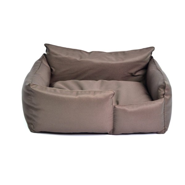 Гламур - Лежак для собак и кошек коричневый 40х50х20 см