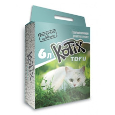 Kotix (Котікс) Tofu Classic - Наповнювач для котячого туалету соєвий 6 л