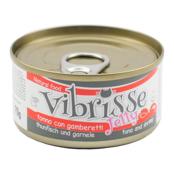 Vibrisse (Вибрис) Tuna&Shrimp in Jelly - Влажный корм для кошек тунец и креветки в желе 70 г