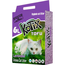 Kotix (Котикс) Tofu Lavender - Наполнитель для кошачьего туалета соевый 6 л