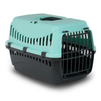 Bergamo (Бергамо) Gipsy 1 small Plastic - Переноска блакитна для собак та котів 44x28.5x29.5 см