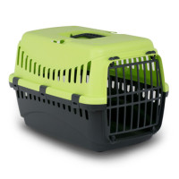 Bergamo (Бергамо) Gipsy 1 small Plastic - Переноска зеленая для собак и котов 44x28.5x29.5 см