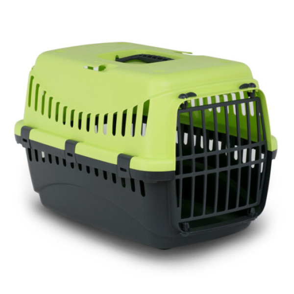 Bergamo (Бергамо) Gipsy 1 small Plastic - Переноска зелена для собак та котів 44x28.5x29.5 см