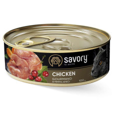 Savory (Сейворі) With Chicken - Вологий корм для стерилізованих котів, з куркою, 100 г