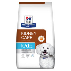 Hill`s (Хилс) Prescription Diet Dog Rice & Eggs K/D Early Stage Kidney Care Adult All Breeds - Сухой лечебный корм для взрослых собак всех пород на ранних стадиях заболевания почек с рисом и яйцом 1.5 кг